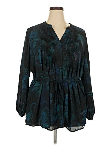 Melissa McCarthy Seven7 Long Sleeve Blouse (view 1)