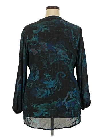 Melissa McCarthy Seven7 Long Sleeve Blouse (view 2)