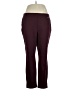 Rafaella Solid Burgundy Active Pants Size 1X - photo 1