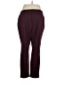 Rafaella Solid Burgundy Active Pants Size 1X - photo 2