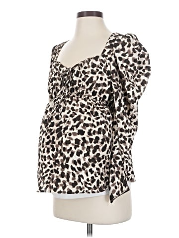 Topshop 3/4 Sleeve Blouse (view 1)