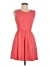 Everly Solid Pink Casual Dress Size M - photo 1