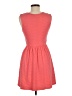 Everly Solid Pink Casual Dress Size M - photo 2