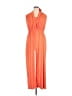IMAN Solid Orange Jumpsuit Size XL - photo 1