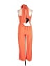 IMAN Solid Orange Jumpsuit Size XL - photo 2
