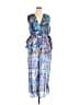 Venus Print Blue Cocktail Dress Size XL - photo 1