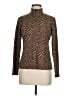 J. McLaughlin Chevron-herringbone Brown Blazer Size M - photo 1