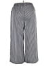 Shein Stripes Gray Casual Pants Size 3X - photo 2