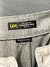 Lee 100% Polyester Chevron-herringbone Gray Dress Pants Size 14S - photo 7