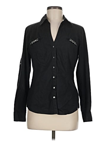Express Long Sleeve Button-Down Shirt (view 1)