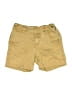 Hanna Andersson 100% Cotton Solid Tan Khaki Shorts Size 4 - photo 1
