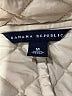 Banana Republic 100% Polyester Ivory Coat Size M - photo 3