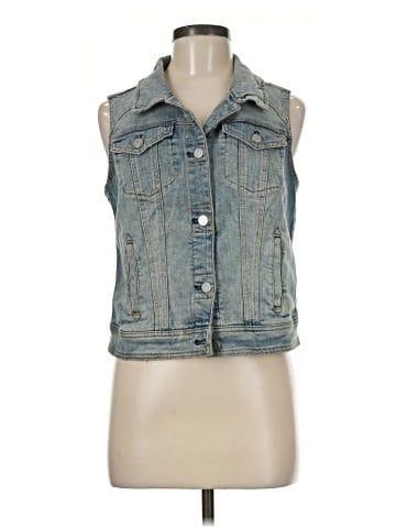 Pilcro and the Letterpress Denim Vest (view 1)