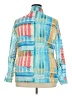 Erin London Color Block Teal Long Sleeve Blouse Size XXL - photo 2