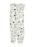 Unbranded 100% Cotton Print White Short Sleeve Onesie Size 3T - 5T - photo 1