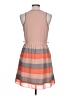 Maison Jules 100% Polyester Color Block Tan Casual Dress Size L - photo 2