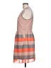 Maison Jules 100% Polyester Color Block Tan Casual Dress Size L - photo 5