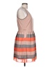 Maison Jules 100% Polyester Color Block Tan Casual Dress Size L - photo 4