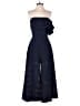 Vivian Chan 100% Polyester Solid Blue Jumpsuit Size S (estimated) - photo 1