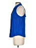 Mine Blue Sleeveless Blouse Size S - photo 5