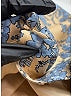 Zimmermann Paisley Blue Tan Floral Print Skirt Size 6 (1) - photo 6