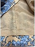 Zimmermann Paisley Blue Tan Floral Print Skirt Size 6 (1) - photo 4