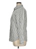 Old Navy Stripes Silver Long Sleeve Blouse Size XL - photo 5