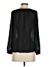 MICHAEL Michael Kors 100% Polyester Black Long Sleeve Blouse Size P (petite) - photo 2