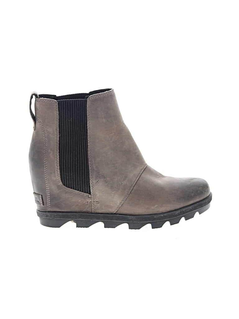 Pre-owned Sorel Ankle Boots In Gray