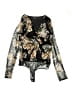 Lulus Floral Black Long Sleeve Blouse Size XL - photo 1