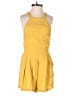 Forever 21 100% Rayon Solid Yellow Romper Size S - photo 1