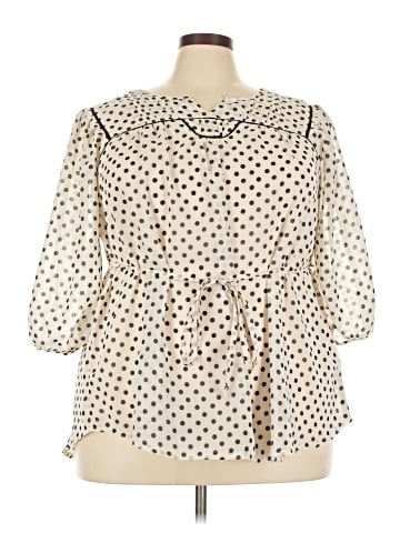 F&F Clothing 3/4 Sleeve Blouse (view 1)