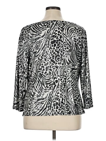 MSK 3/4 Sleeve Blouse (view 2)