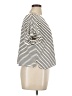 Max Studio Stripes Ivory Short Sleeve T-Shirt Size 1X - photo 4