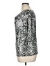 MSK Animal Print Silver 3/4 Sleeve Blouse Size XL - photo 5