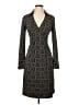 Express 100% Polyester Houndstooth Black Cocktail Dress Size 3 - 4 - photo 1