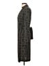 Express 100% Polyester Houndstooth Black Cocktail Dress Size 3 - 4 - photo 5