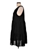 Unbranded Solid Black Casual Dress Size L - photo 5