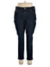 a.n.a. A New Approach Solid Blue Jeans Size 16 - photo 1