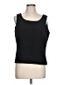 Kasper 100% Polyester Black Sleeveless Top Size 12 - photo 1