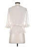 Moon Collection 100% Polyester Ivory 3/4 Sleeve Blouse Size S - photo 2