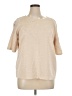 Angashion 100% Polyester Tan Short Sleeve Top Size XL - photo 1