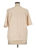 Angashion 100% Polyester Tan Short Sleeve Top Size XL - photo 2