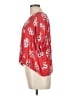 Madewell Red Short Sleeve Blouse Size L - photo 5