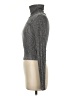 Knot Sisters Metallic Gray Turtleneck Sweater Size M - photo 5