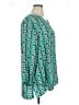 IMAN 100% Polyester Teal 3/4 Sleeve Blouse Size 1X - photo 4
