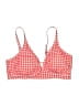 Blooming Jelly Checkered-gingham Red Swimsuit Top Size XXL - photo 1