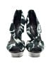 Claudia Ciuti Tie-dye Green Heels Size 7 1/2 - photo 2
