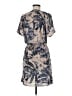 Daniel Rainn 100% Polyester Print Blue Casual Dress Size M - photo 2