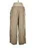 Gap Stripes Gold Tan Linen Pants Size XL - photo 2